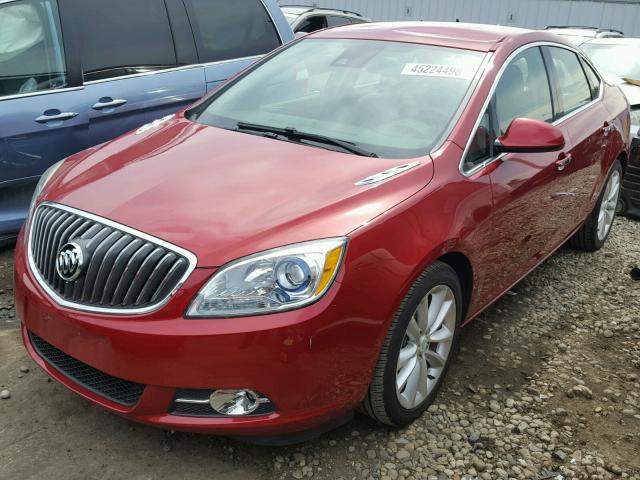 1G4PS5SK2F4132095 - 2015 BUICK VERANO RED photo 2