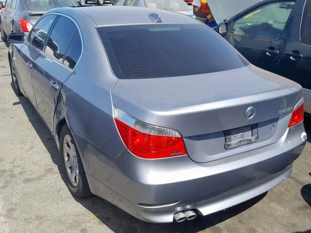 WBANA53544B174989 - 2004 BMW 525 I GRAY photo 3