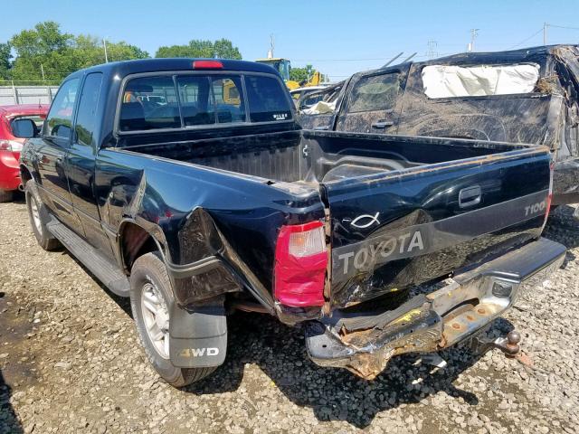 JT4UN22D3W0052388 - 1998 TOYOTA T100 XTRAC BLACK photo 3