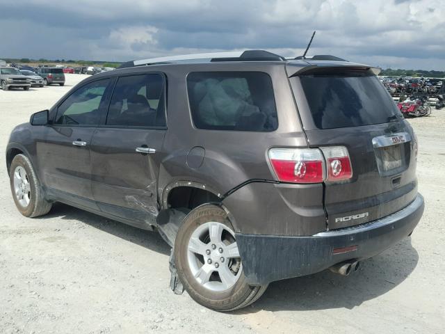 1GKKRPED7BJ213287 - 2011 GMC ACADIA SLE BROWN photo 3