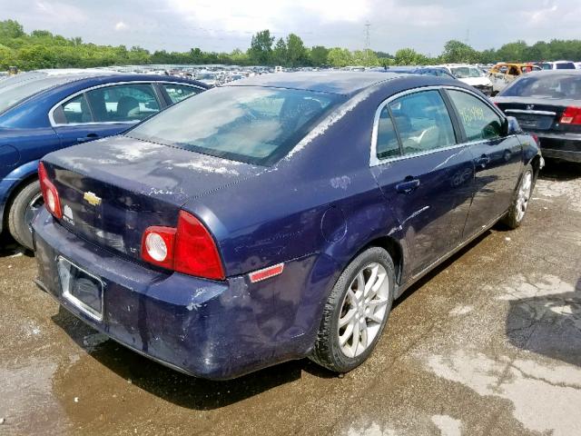 1G1ZH57B294167589 - 2009 CHEVROLET MALIBU 1LT BLUE photo 4