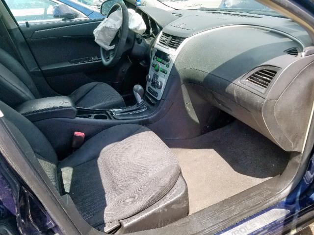 1G1ZH57B294167589 - 2009 CHEVROLET MALIBU 1LT BLUE photo 5