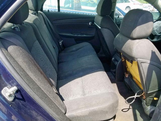 1G1ZH57B294167589 - 2009 CHEVROLET MALIBU 1LT BLUE photo 6