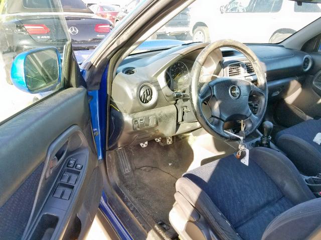 JF1GD29602G530832 - 2002 SUBARU IMPREZA WR BLUE photo 9