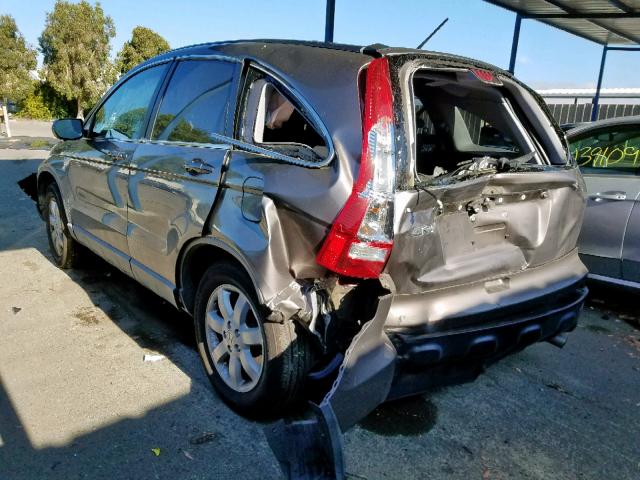 5J6RE387X9L021746 - 2009 HONDA CR-V EXL GRAY photo 3