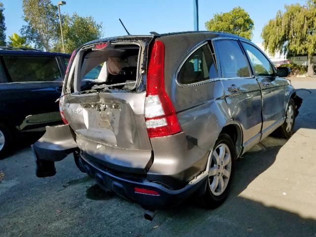 5J6RE387X9L021746 - 2009 HONDA CR-V EXL GRAY photo 4