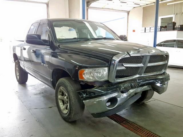 1D7HU18D83S259290 - 2003 DODGE RAM 1500 S BLACK photo 1