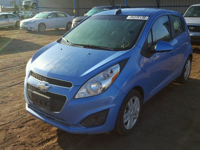 KL8CA6S97FC729346 - 2015 CHEVROLET SPARK LS BLUE photo 2