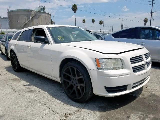 2D4FV47T58H104626 - 2008 DODGE MAGNUM WHITE photo 1