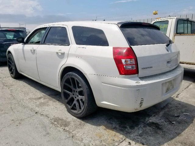 2D4FV47T58H104626 - 2008 DODGE MAGNUM WHITE photo 3