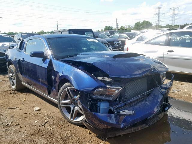 1ZVBP8CF4B5153275 - 2011 FORD MUSTANG GT BLUE photo 1