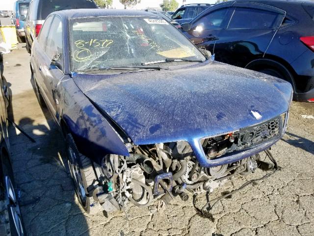 WAURD68D32A000350 - 2002 AUDI S4 2.7 QUA BLUE photo 1