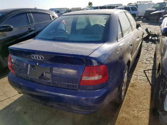 WAURD68D32A000350 - 2002 AUDI S4 2.7 QUA BLUE photo 4