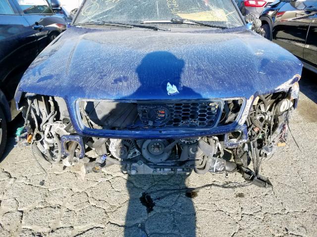 WAURD68D32A000350 - 2002 AUDI S4 2.7 QUA BLUE photo 9