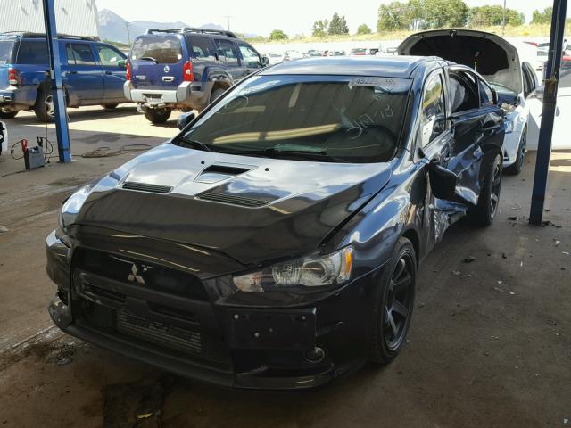 JA3AW86V78U049445 - 2008 MITSUBISHI LANCER EVO BLACK photo 2