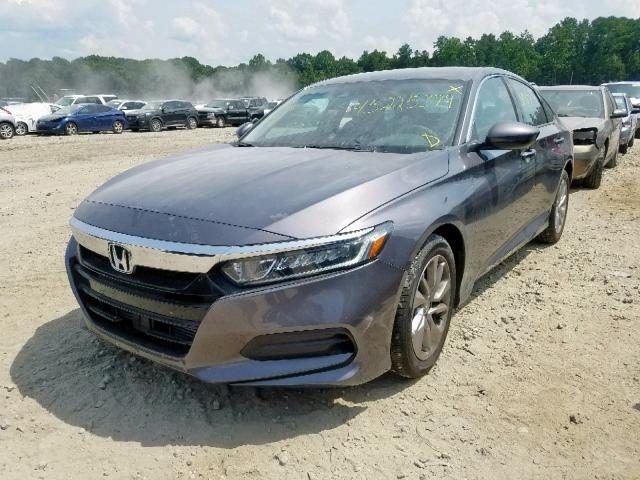 1HGCV1F13KA100886 - 2019 HONDA ACCORD LX GRAY photo 2