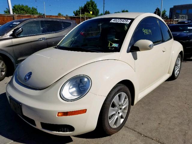 3VWPW31C18M525971 - 2008 VOLKSWAGEN NEW BEETLE კრემისფერი ფოტო 2