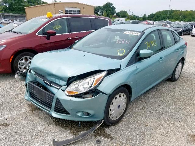 1FAHP3F20CL313115 - 2012 FORD FOCUS SE BLUE photo 2