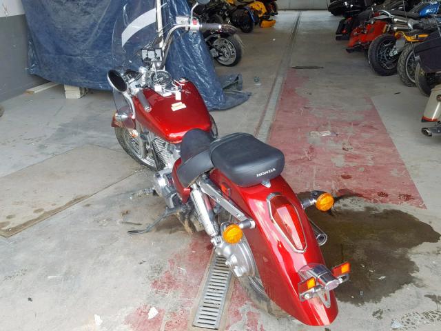 JH2RC50078M401066 - 2008 HONDA VT750 C RED photo 3