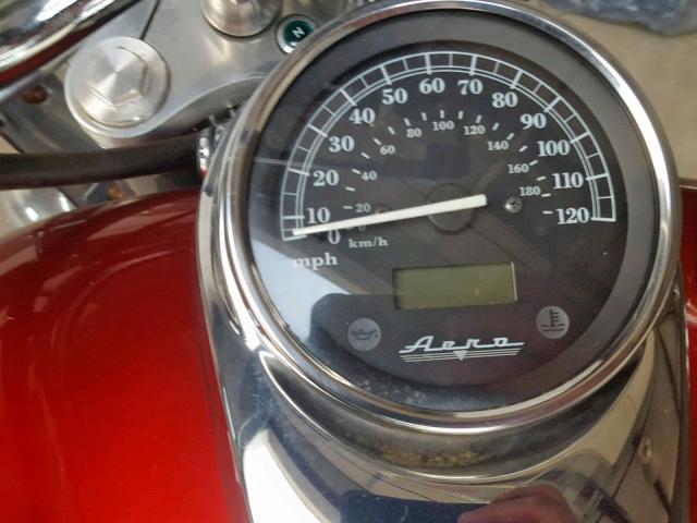 JH2RC50078M401066 - 2008 HONDA VT750 C RED photo 8