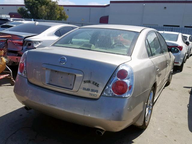 1N4BL11D45N482009 - 2005 NISSAN ALTIMA SE GRAY photo 4