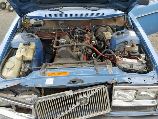 YV1AX8852F1641663 - 1985 VOLVO 245 DL BLUE photo 7