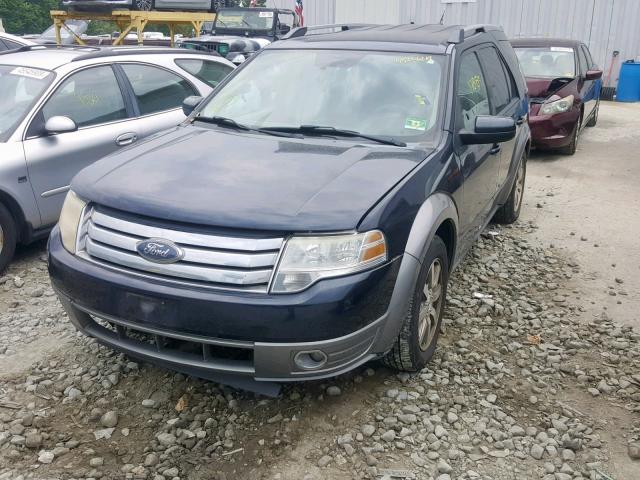 1FMDK02W48GA20554 - 2008 FORD TAURUS X S BLUE photo 2