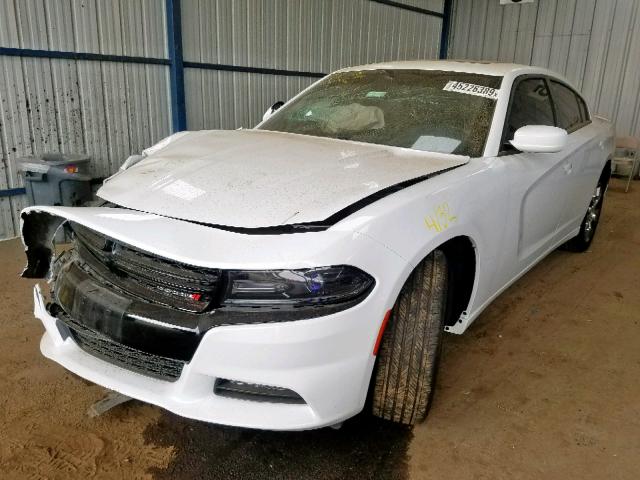 2C3CDXJG2FH739143 - 2015 DODGE CHARGER SX WHITE photo 2