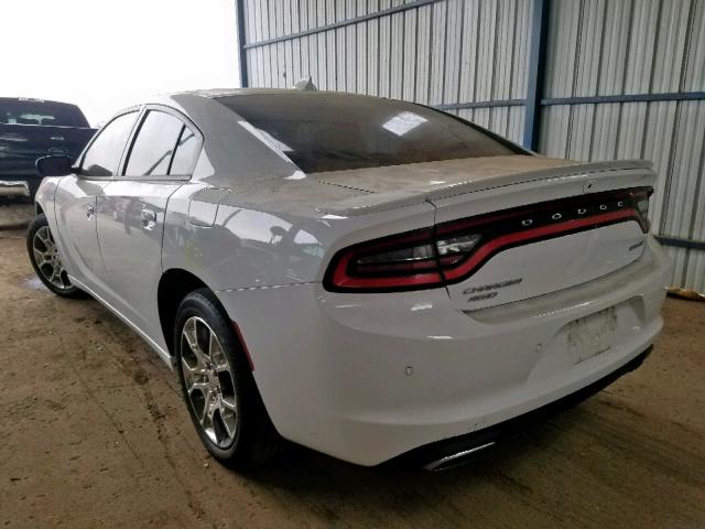 2C3CDXJG2FH739143 - 2015 DODGE CHARGER SX WHITE photo 3