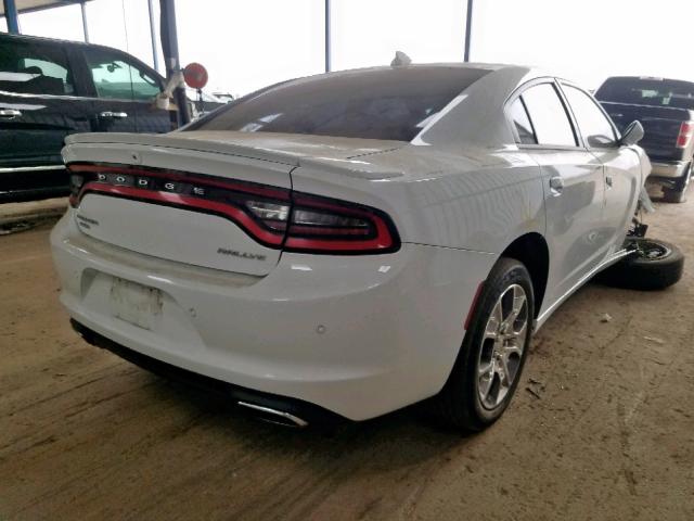 2C3CDXJG2FH739143 - 2015 DODGE CHARGER SX WHITE photo 4