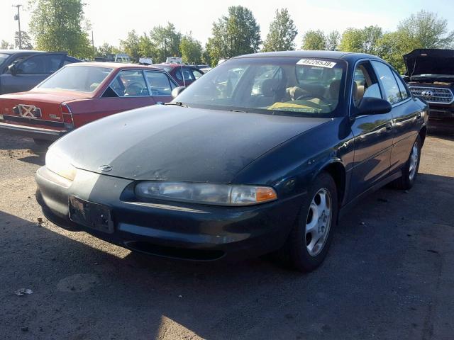 1G3WH52H0XF389846 - 1999 OLDSMOBILE INTRIGUE G GREEN photo 2