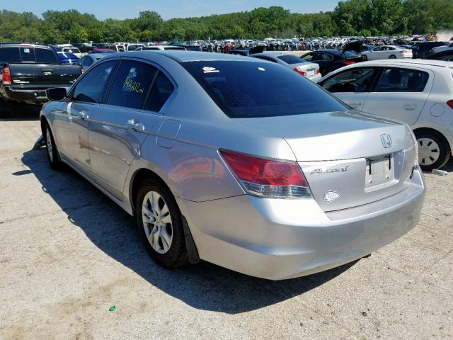 JHMCP26488C013909 - 2008 HONDA ACCORD LXP SILVER photo 3