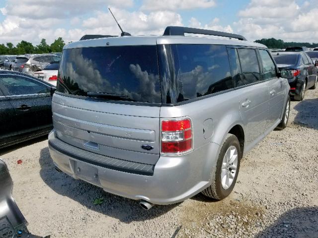 2FMGK5B88GBA14077 - 2016 FORD FLEX SE SILVER photo 4