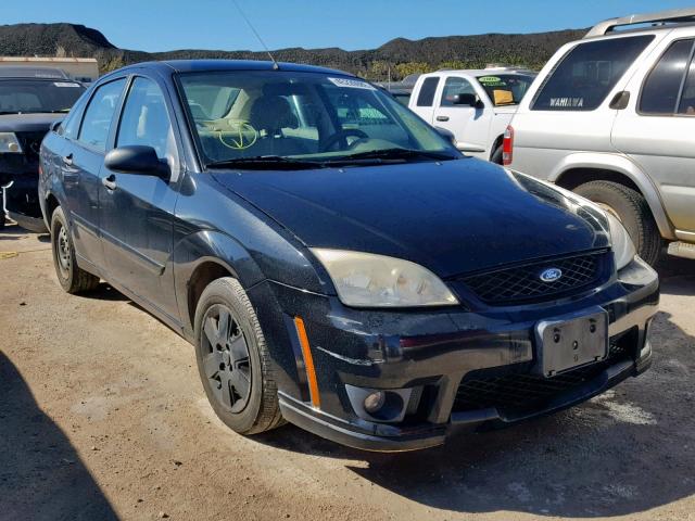 1FAFP34N57W317234 - 2007 FORD FOCUS ZX4 BLACK photo 1