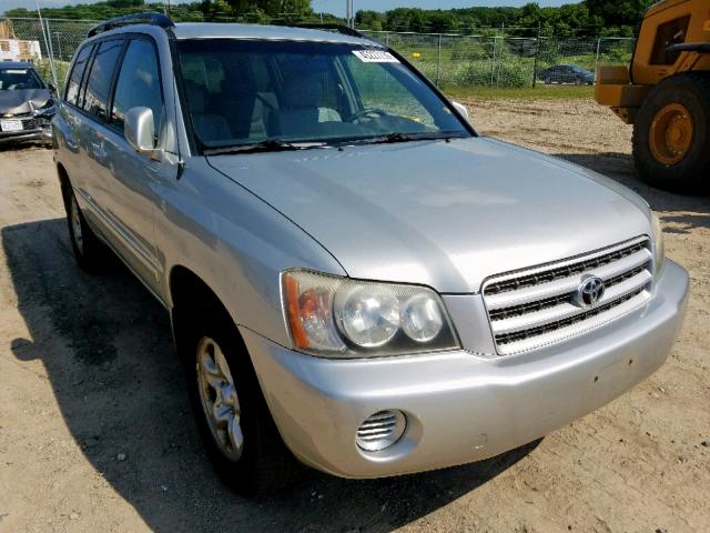 JTEGD21A830064020 - 2003 TOYOTA HIGHLANDER SILVER photo 1