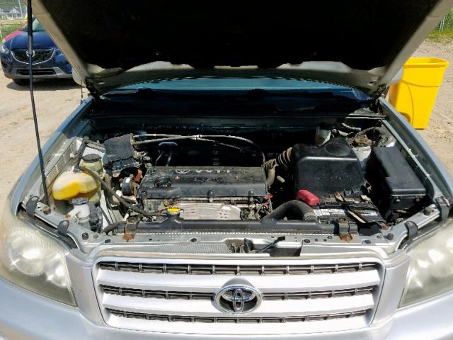 JTEGD21A830064020 - 2003 TOYOTA HIGHLANDER SILVER photo 7