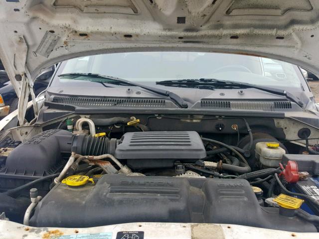 1B7GG2AN31S102737 - 2001 DODGE DAKOTA QUA WHITE photo 7