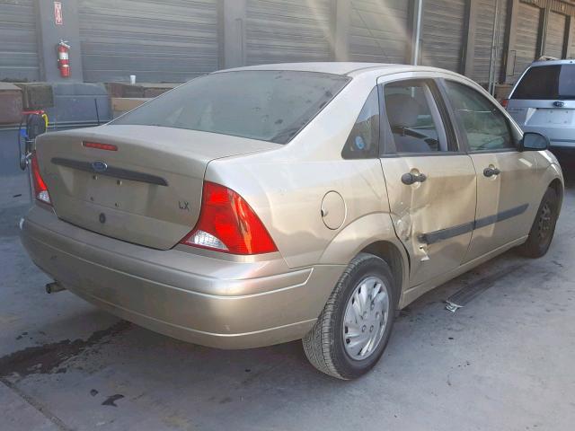 1FAFP33P6YW281882 - 2000 FORD FOCUS LX GOLD photo 4