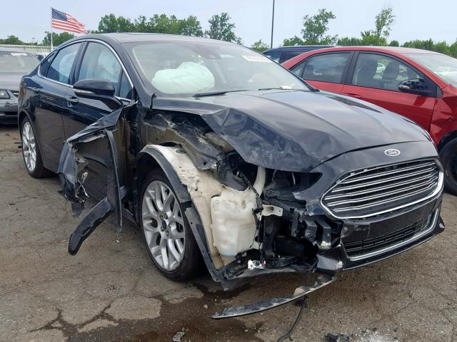 3FA6P0K95ER110038 - 2014 FORD FUSION TIT BLACK photo 1