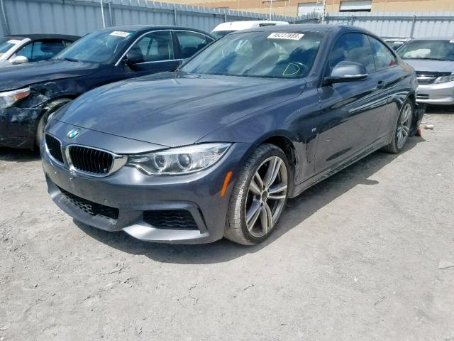 WBA3R5C58EK186838 - 2014 BMW 435 XI GRAY photo 2