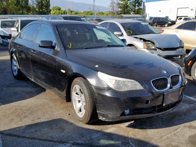 WBANE53517CW60453 - 2007 BMW 525 I BLACK photo 1