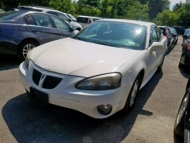 2G2WP552081194255 - 2008 PONTIAC GRAND PRIX WHITE photo 2