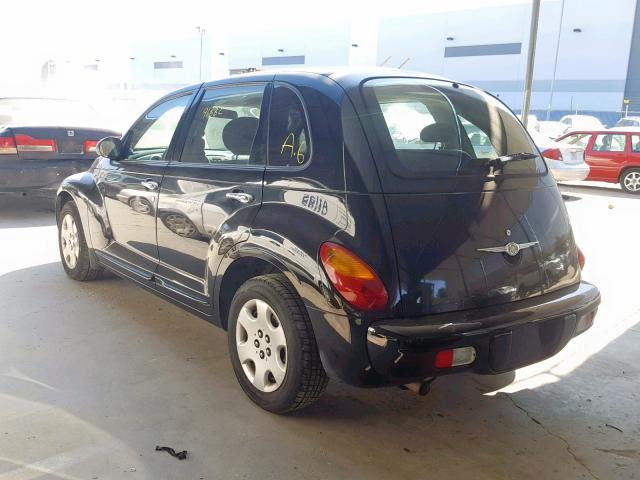 3C4FY48B04T250783 - 2004 CHRYSLER PT CRUISER BLACK photo 3