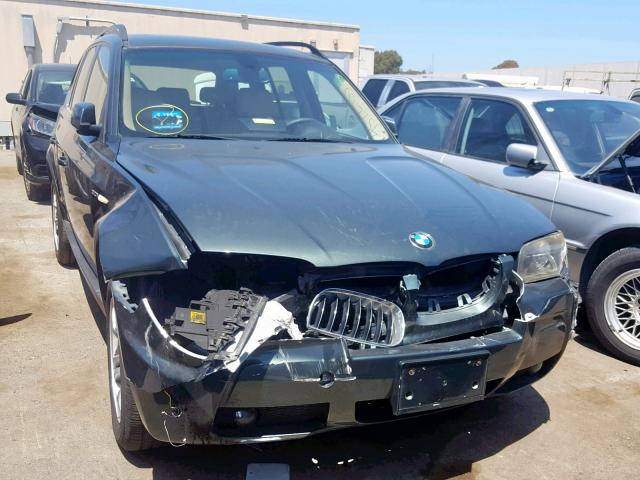 WBXPA93486WG77825 - 2006 BMW X3 3.0I GRAY photo 1