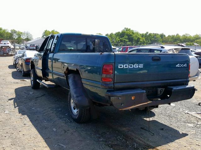 3B7KF22Z7WG105430 - 1998 DODGE RAM 2500 BLACK photo 3