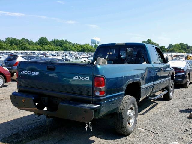 3B7KF22Z7WG105430 - 1998 DODGE RAM 2500 BLACK photo 4