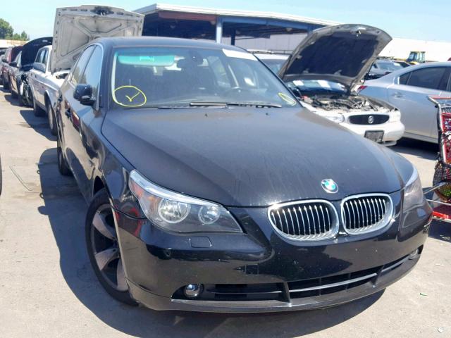 WBANE53566CK91460 - 2006 BMW 525 I BLACK photo 1