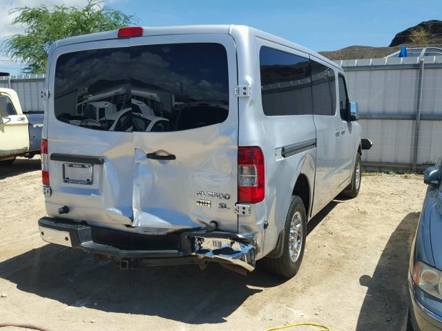 5BZAF0AA5DN201640 - 2013 NISSAN NV 3500 SILVER photo 4