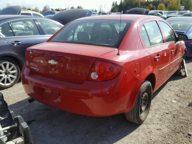 1G1AL55F287289576 - 2008 CHEVROLET COBALT LT RED photo 4