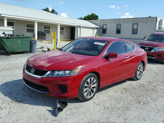 1HGCT1B32EA007441 - 2014 HONDA ACCORD LX- RED photo 2